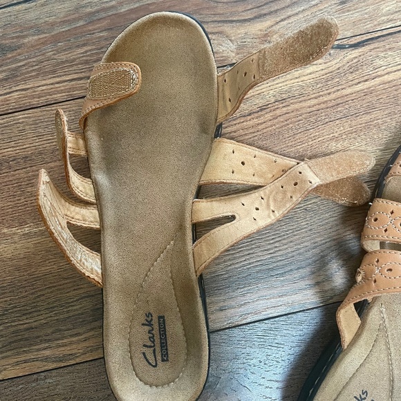 Clarks Leisa Cacti Slide Sandal- Tan-Women's 8.5 Adjustable - Picture 8 of 8